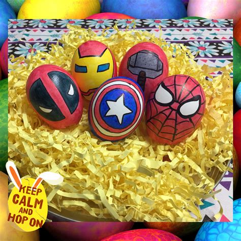 superhero easter eggs