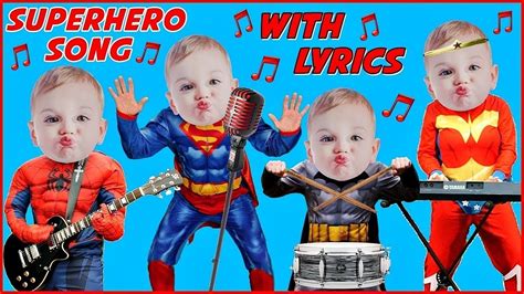 superhero songs on youtube