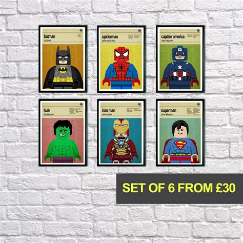 Superhero Wall Art Uk