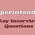 superintendent interview questions