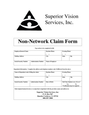 superior vision fax number