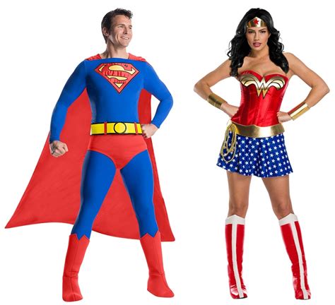 superman and wonder woman costume