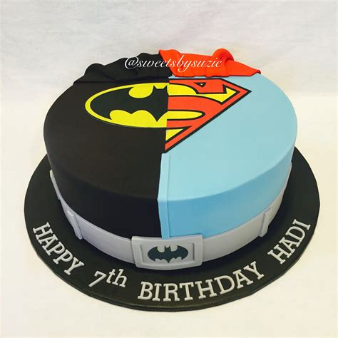 superman vs batman cake images
