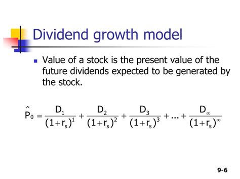 supernormal dividend growth model