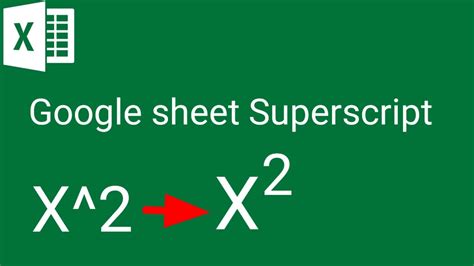 3 Ways to Add Subscript and Superscript Numbers in Google Sheets
