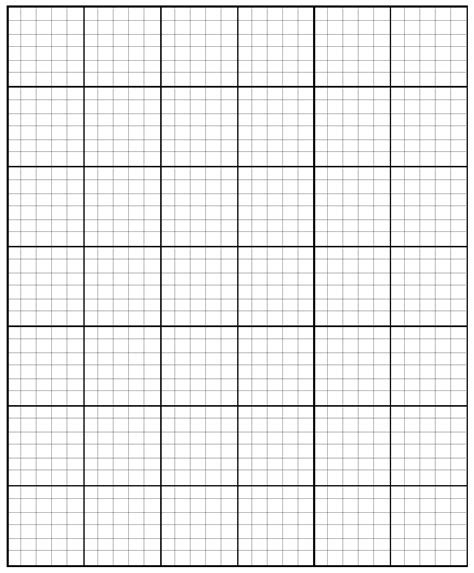 Supersize Graph Paper