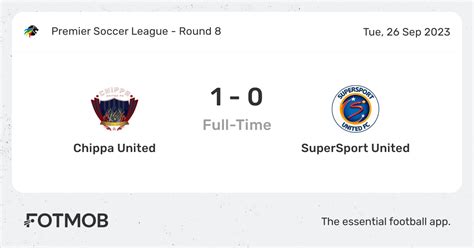 supersport vs chippa united live score update