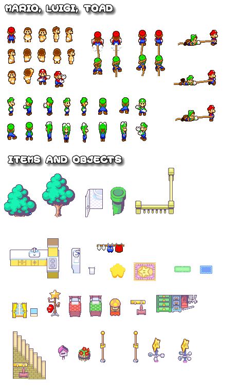 superstar saga sprites