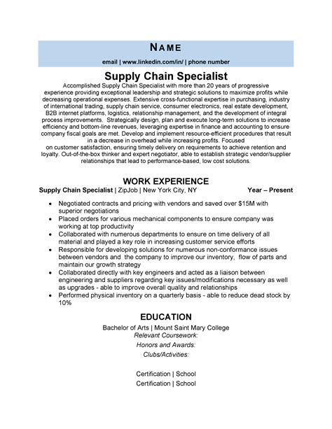 Supply Chain Analyst Resume Examples [10+ Samples Featured]