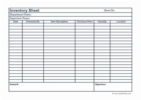 free ebay inventory spreadsheet template —