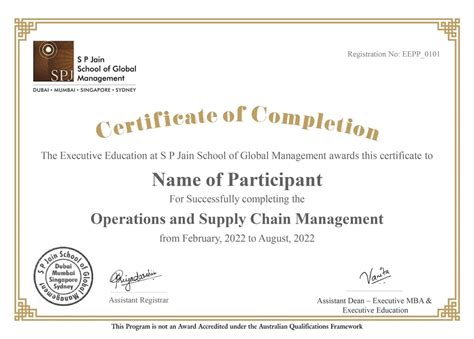supply chain finance certification