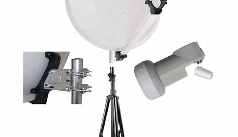Support Pour Parabole Satellite Mural D'antenne Acier A.S. SAT 24069