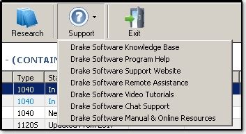 support drake software site