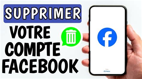 Supprimer définitivement son compte Facebook