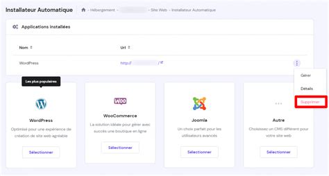 Comment supprimer mon site WordPress avec le WP Manager ? LWS