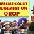 supreme court judgement on orop pdf