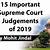 supreme court of india judgements 2019