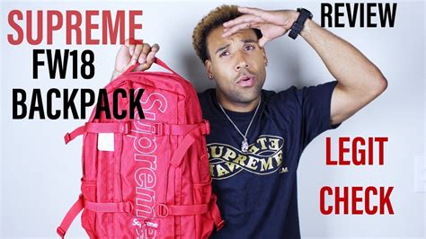 Supreme Backpack Legit Check