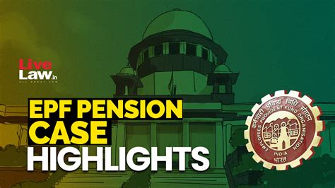 supreme court decision on epf pension