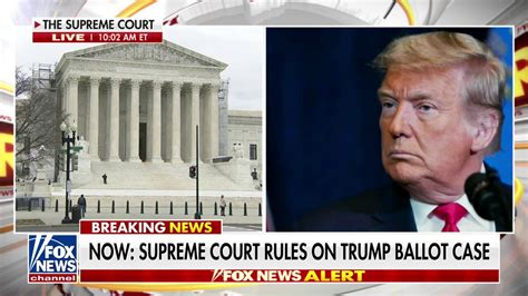 supreme court ruling on trump ballot issue