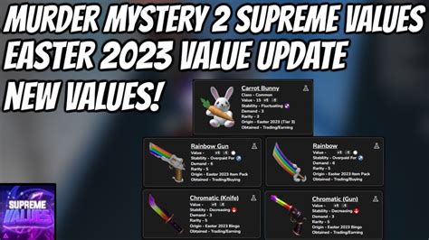 supreme mm2 values 2023