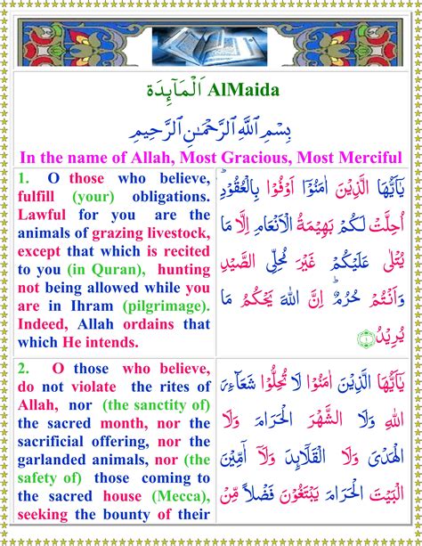 Surah Al Maidah Ayat 3 Latin Dan Artinya Gbodhi