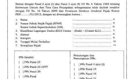 (PDF) persyaratan permohonan surat keterangan terdaftar skt | Randa