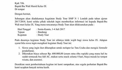 Contoh Surat Pemberitahuan Kegiatan Proyek - DravenaresTownsend