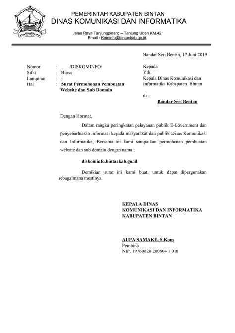 surat resmi
