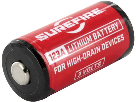 SureFire 3V SF123A CR123A Lithium Battery - 2 Pack