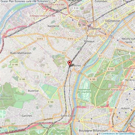 Plan de Suresnes Voyages Cartes