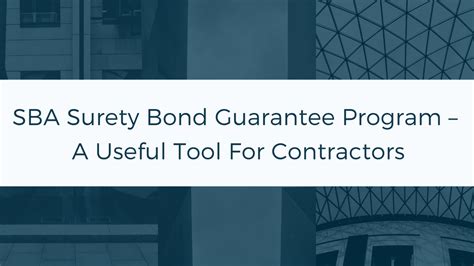 surety bond guarantee program