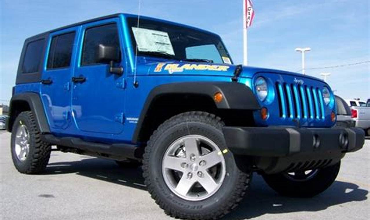surf blue jeep wrangler for sale