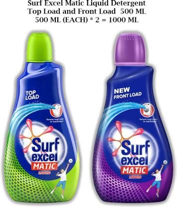 Surf Excel Top Load Vs Front Load