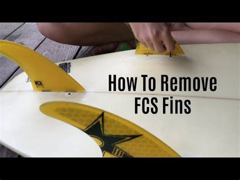 Surf Fins Remove