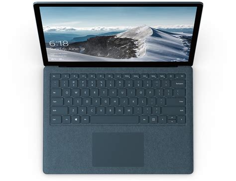 Microsoft Surface Laptop Intel Core i5 8GB 256GB Blue Windows 10 Certified Refurbished Walmart