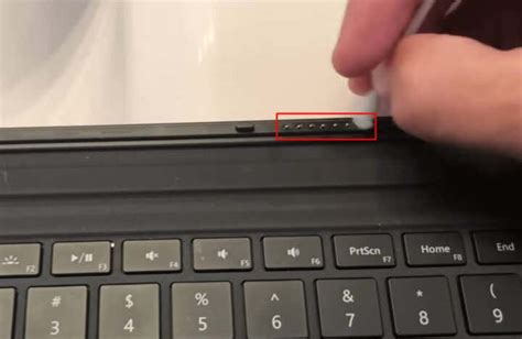 surface keyboard not working after charging