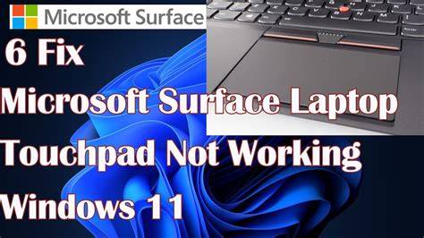 surface laptop trackpad not working
