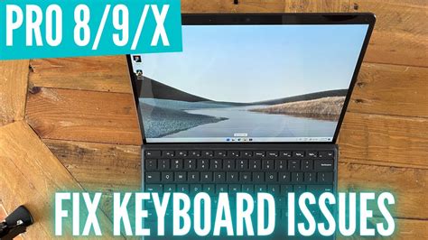 surface pro 8 keyboard problem