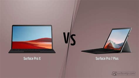Surface Pro X Vs 7 Plus