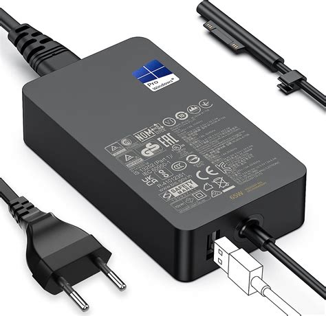 65W Surface Netzteil, Surface Pro 6 Ladekabel 15V 4A 65W , für Surface Pro 3/4 / 5/6