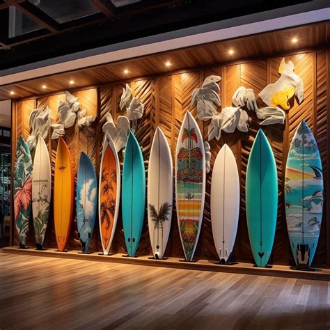 Surfboard For Decorating The Wall
