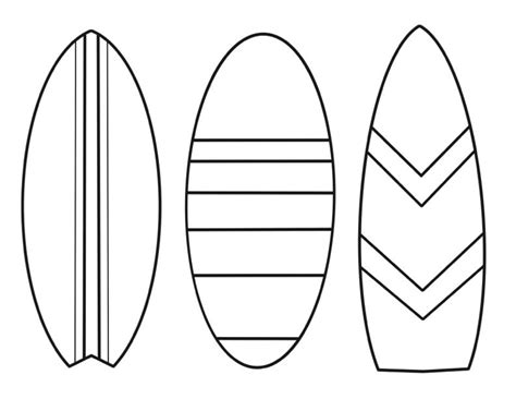 Surfboard Template Free Printable