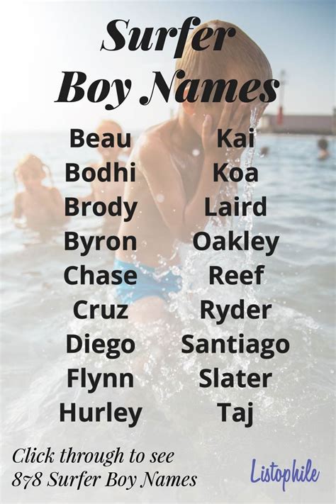 Surfer Guy Name