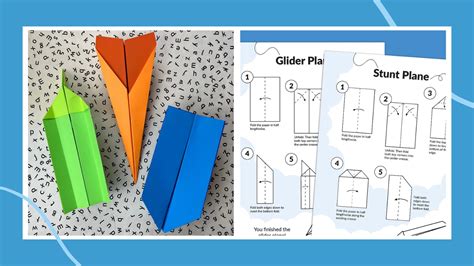 Surfer Paper Airplane Printable