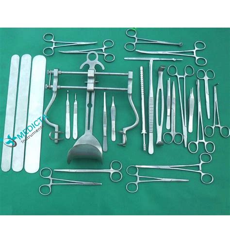 Surgical Instruments Used In Exploratory Laparotomy