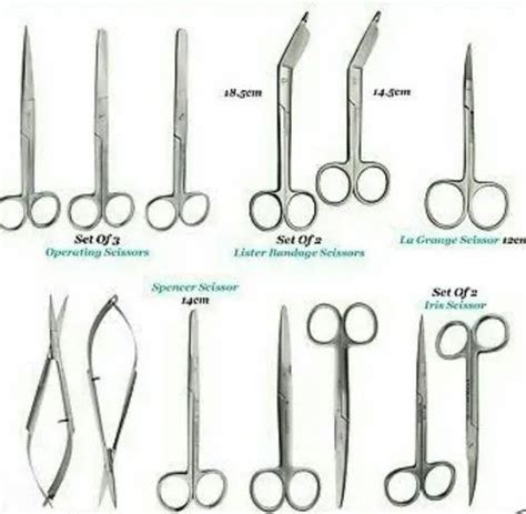 Surgical Scissors Size