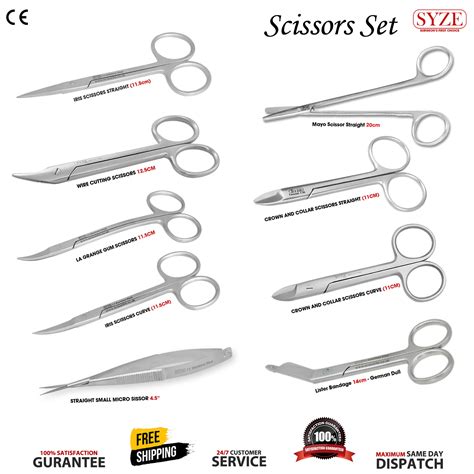 Surgical Scissors With Names