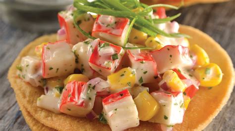 Surimi Tostadas