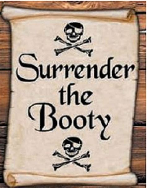 surrender the booty